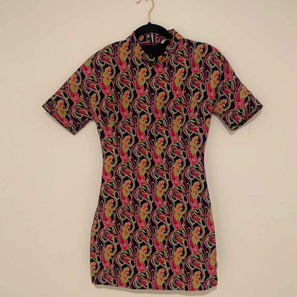 NWT ZARA multi color mini dress - Picture 7 of 15